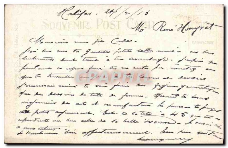 Old Postcard Halifax Public Gardens