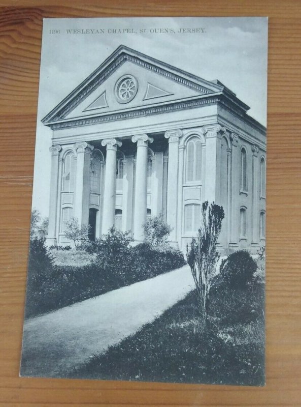 Wesleyan Chapel St.Ouens Jersey Channel Islands Vintage  Postcard L1A