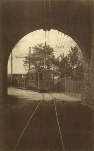 belgium, NAMEN NAMUR, Entrée du Tram dans le Tunnel du Stade (1920s) Postcard