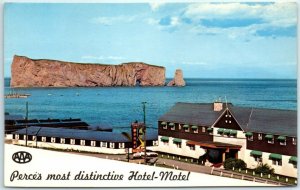 M-27230 Percé rock and Bonaventure Island Hotel-Motel Perce-sur-mer Percé Canada