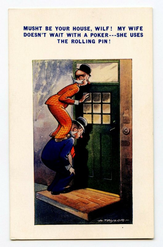 Postcard Musht Be Your House, Wilf! A. Taylor Artist Signed Standard View Card 