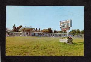 NB Slumberland Motel Aulac New Brunswick Canada Carte Postale Postcard