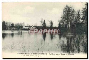 Postcard Abbey of La Grande Trappe Abbey for the Pond Soligny la Trappe Orne