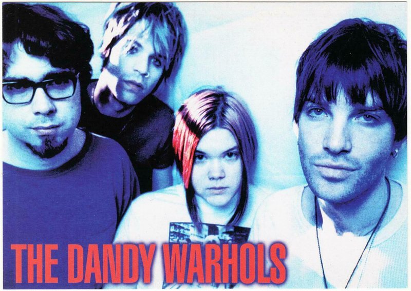 The Dandy Warhols Band Portrait Postcard