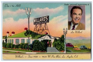 1949 Willards Pico Blvd Top O' The Hill Exterior Los Angeles California Postcard 