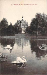 66 - Thuir - Villa Palauda et le Parc (cygnes)