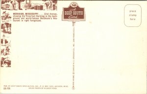 Postcard 22nd Avenue in Meridian, Mississippi