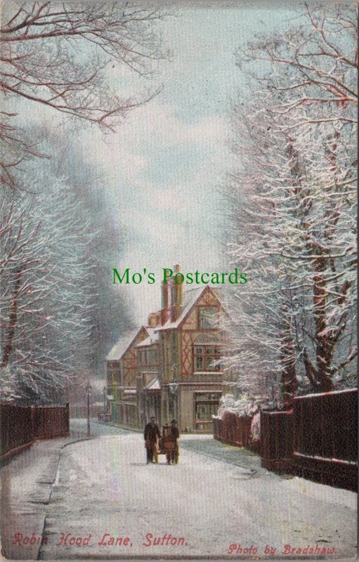 London Postcard - Sutton, Robin Hood Lane SW12991