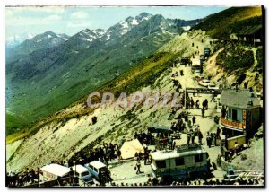 Modern Postcard The Pyrenees Col du Tourmalet departure of the road toll of t...