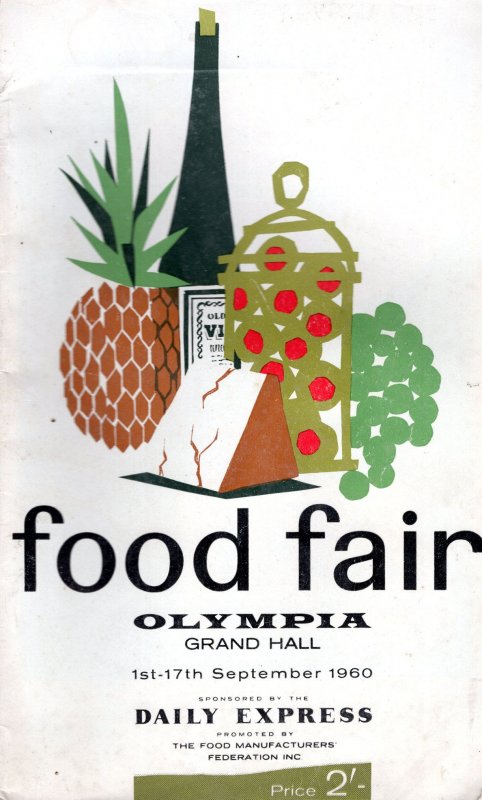 Food Fair Olympia Grand Hall 1960 Daily Express Cookery Exhibition Book