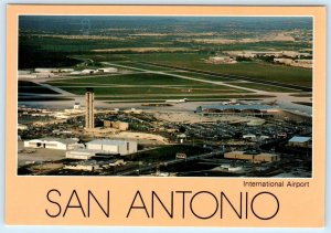 SAN ANTONIO INTERNATIONAL AIRPORT, Texas TX ~ Aerial View  4x6 Postcard