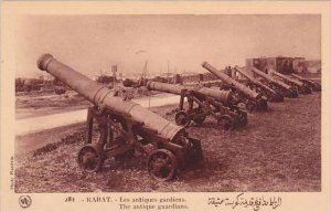 Morocco Rabat The antique guardians Canons 1920s-30s