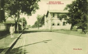 madagascar, DIEGO-SUAREZ, Le Boulevard Etienne (1910s)