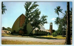SAN JUAN, Puerto Rico ~ UNION INTERDENOMINATIONAL CHURCH ca 1960s Postcard