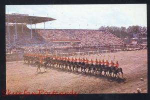 CALGARY ALBERTA CANADA STAMPEDE ROYAL CANADIAN MOUNTED POLICE POSTCARD