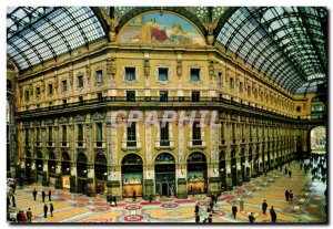 Italy Italia Milano Postcard Modern Galleria Vittorio Emanuele