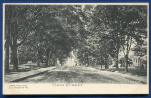 Ellsworth Maine me Main Street old 1900s postcard