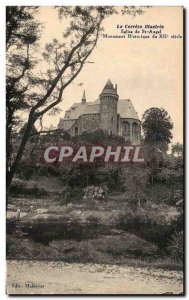 Old Postcard The Correze Illustree Church of St Angel