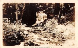 Margaretville  New York Canada Falls Real Photo Antique Postcard J41100