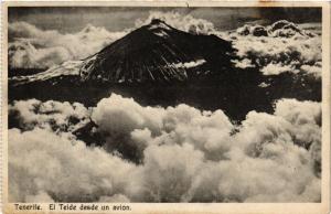 CPA AK Tenerife. El Teide desde un avion SPAIN (674064)