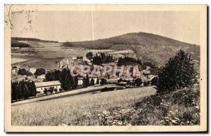 Postcard Old Louvesc Ardeche General view of Mount Calvary and Flesh