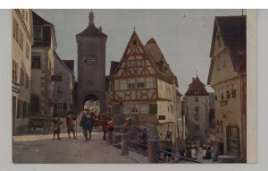 Germany - Rothenburg. Plonlein House at the Corners