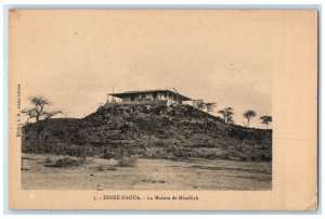 c1910 The House of Menelik Diré Daoua Eastern Ethiopia Unposted Postcard