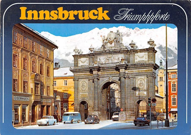 Triumphpforte gegen Nordkette Innsbruck Austria Unused 