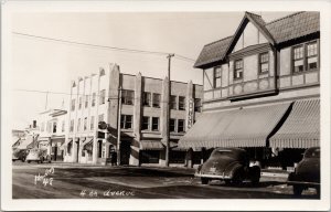 4th Avenue Anchorage Alaska Hewitt's Building Unused Hewitt's RPPC Postcard H1