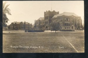 RPPC HURON SOUTH DAKOTA SD HURON COLLEGE VINTAGE REAL PHOTO POSTCARD