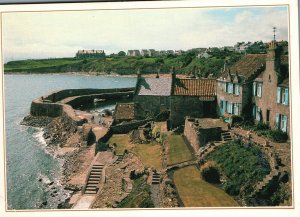 Vintage Postcard Crail Harbour Fife Ocean Scenic Town View Scotland