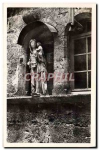 Postcard 12th Flavigny Old Virgin