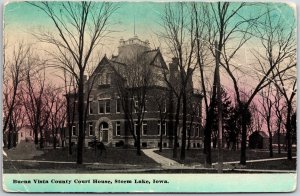 Buena Vista County Courthouse Storm Lake Iowa IA Government Building Postcard