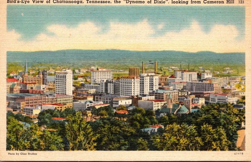 Tennessee Chattanooga Birds Eye View From Cameron Hill