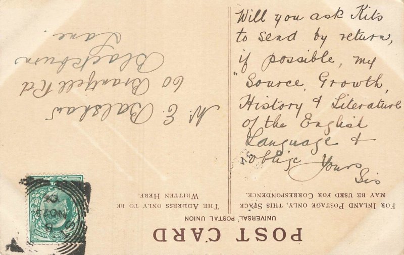 Boatmen of Barcelona By Dionisio Baixeras y Verdaguer~1904 ART POSTCARD