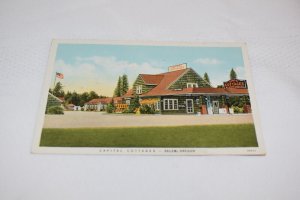Capital Cottages Salem Oregon Postcard Curt Teich 4A622