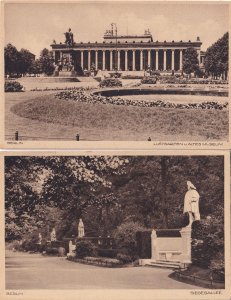 Gruss Aus Berlin Siegesalle In Berliner Tiergarten 2x Postcard s