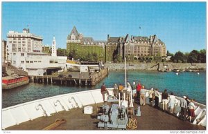 Victoria Harbor As Viewed From The MV Coho, Victoria, B.C., Canada, 1940-1960s