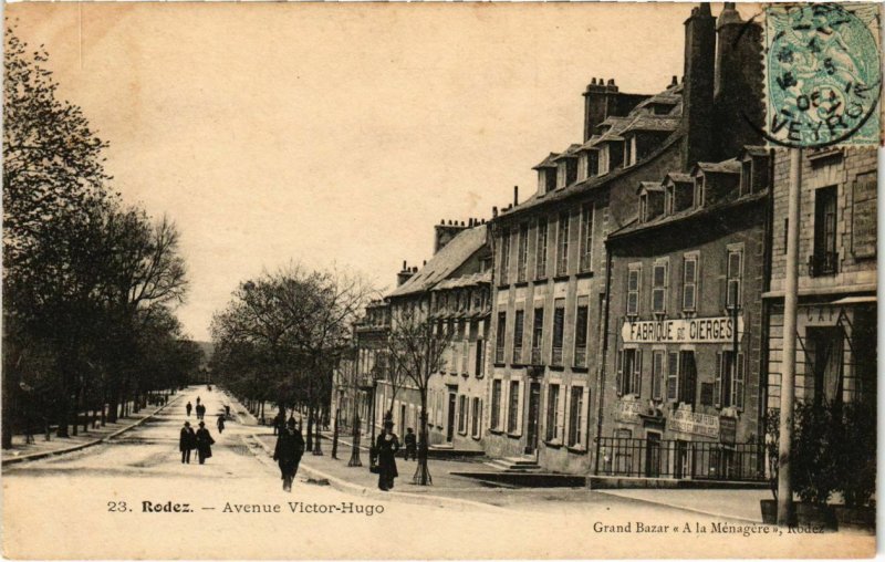 CPA RODEZ - Avenue Victor-Hugo (109411)