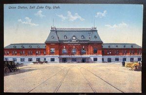 Vintage Postcard 1907-1915 Union Station, Salt Lake City, Utah