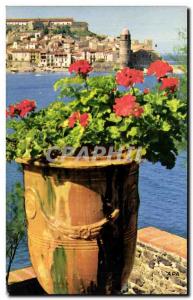 Old Postcard Collioure The city and & # 39eglise