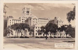 Illinois Chicago International House 1937 Real Photo RPPC