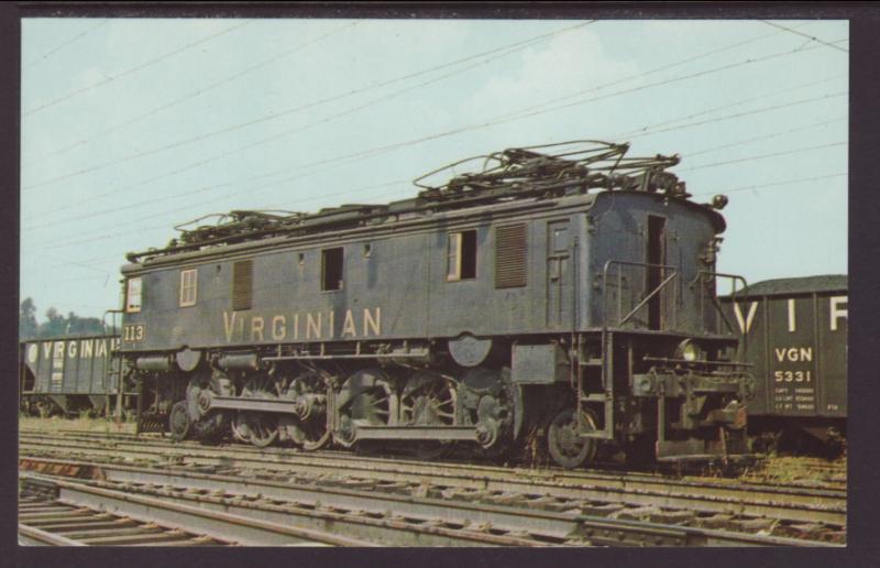 Virginian Electric 113 Postcard