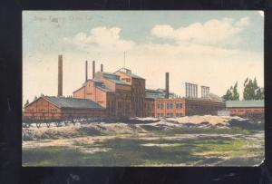 CHINO CALIFORNIA SUGAR FACTORY VINTAGE POSTCARD POMONA CAL. GALVA KANSAS