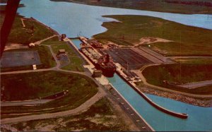 New York Massena Aerial View Eisenhower Lock