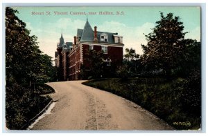 Halifax Nova Scotia Canada Postcard Mount St. Vincent Convent 1911 Antique