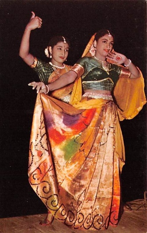 Oriental Dancers Performing Ceylon, Ceylan Unused 