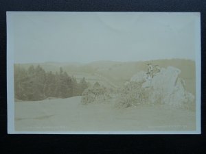 Leicestershire WOODHOUSE EAVES from Windmill Hill - Old RP Postcard by Marple