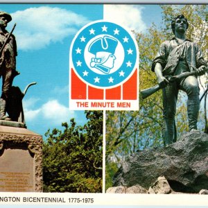 1975 Concord / Lexington KY The Minuteman Statue Monument British Patriot A241