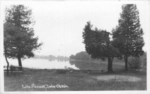 Postcard RPPC Photo 1930s Michigan Indian City Lake Pleasant 22-12502